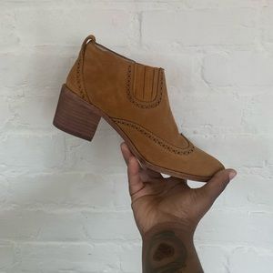 Madewell “Grayson” Brogue Chelsea Boots